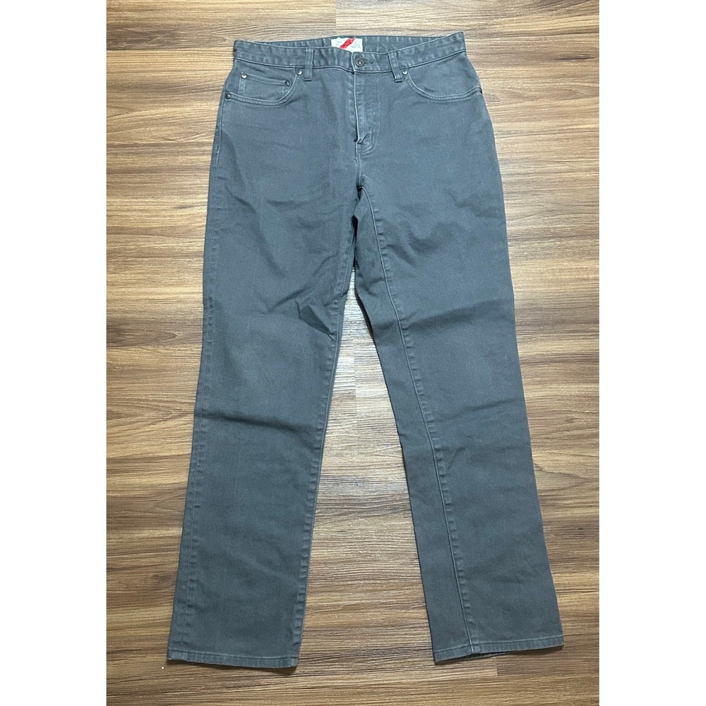 Best Made Co Mens Gray 5-Pocket Denim Jeans Pants Straight Leg Stretch Sz 32x32